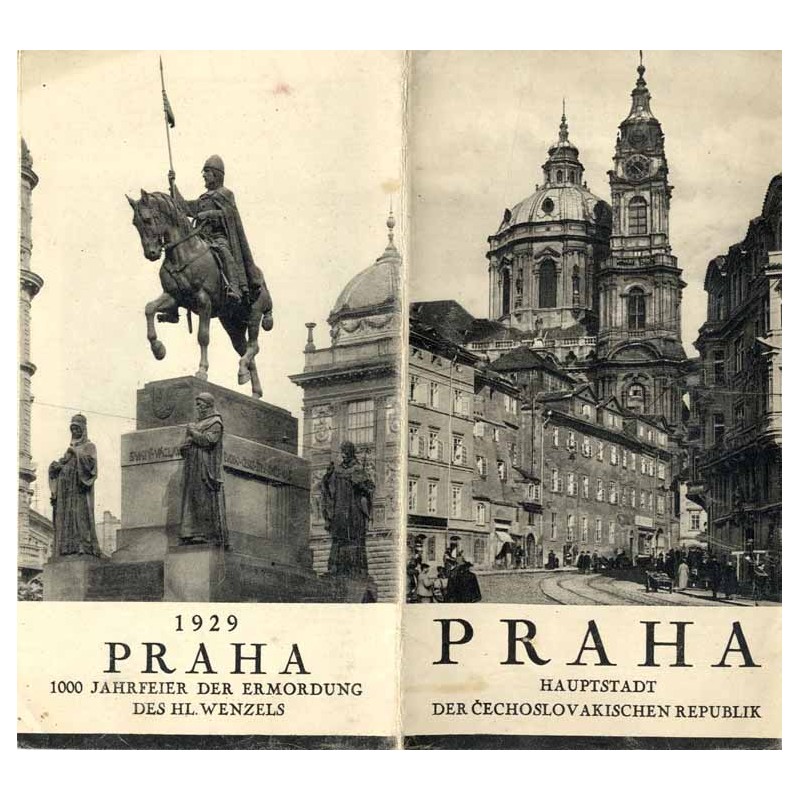 Praha. Hauptstadt der Čechoslovakischen Republik. Praha 1929 1000 Jahrfeier der Ermordung des Hl. Wenzels