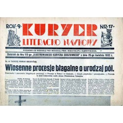 Kuryer Literacko-Naukowy. R.9 (1932). Nr 17 (25 kwietnia 1932)