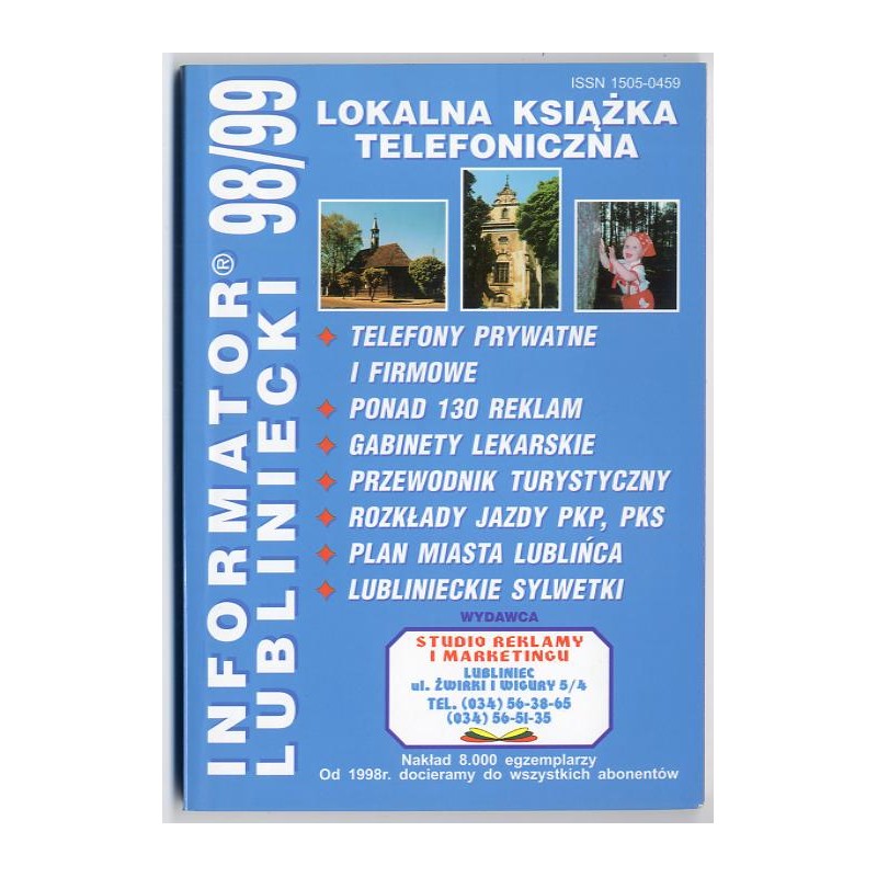 Informator Lubliniecki 98/99. Lokalna książka telefoniczna