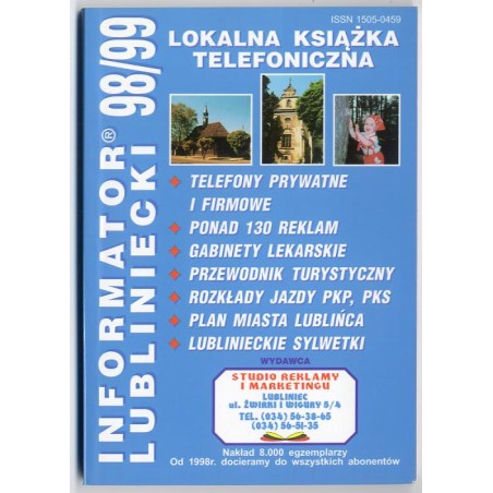 Informator Lubliniecki 98/99. Lokalna książka telefoniczna