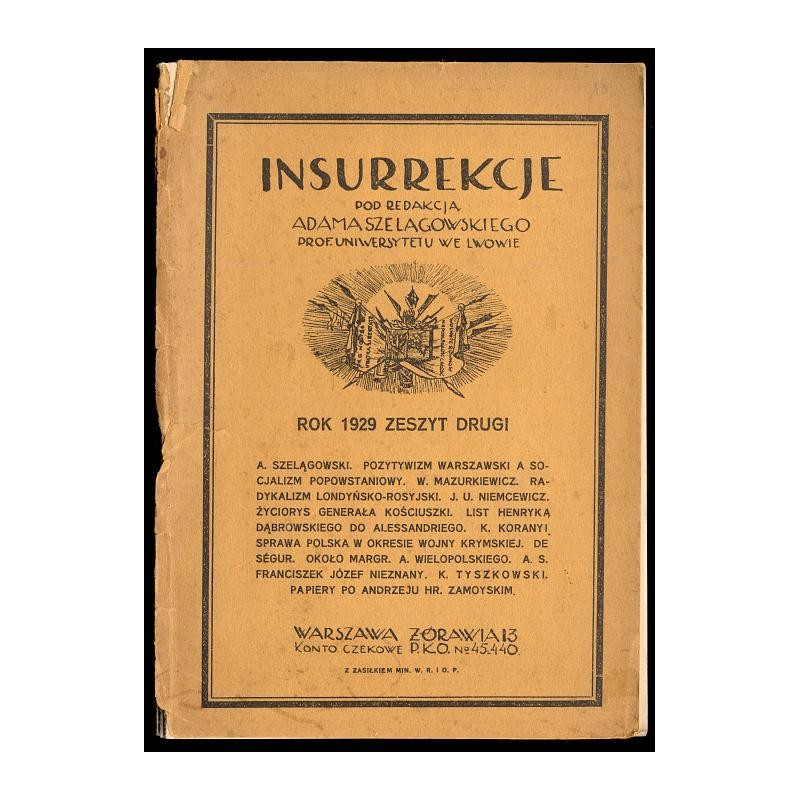 Insurrekcje. Rok 1929. Zeszyt 2