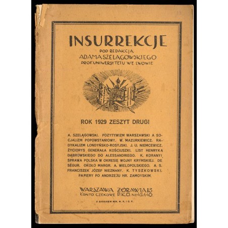 Insurrekcje. Rok 1929. Zeszyt 2