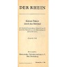 Der Rhein. Kleiner Führer durch das Rheintal mit Gasthofverzeichnis und den Fahrplänen der Rheindampfer. Ausgabe 1933