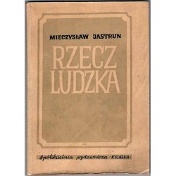 Rzecz ludzka. Poezje