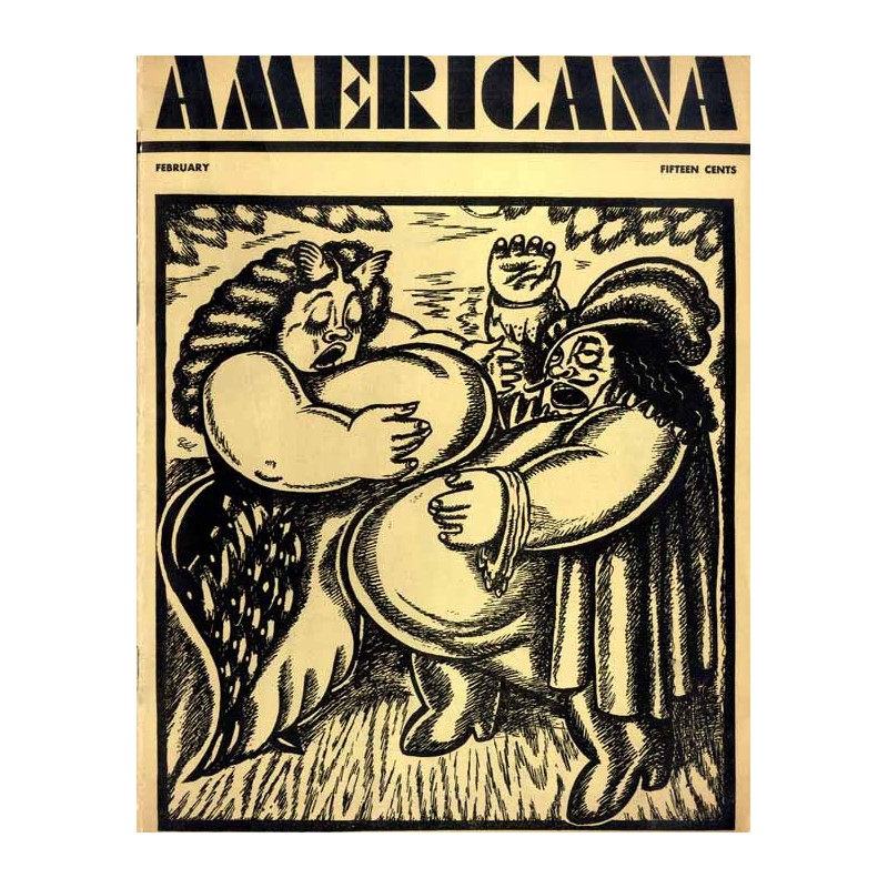 Americana. A Magazine of Pictorial Satire. 1932. Vol. I, No. 1 (February 1932)