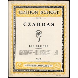 Czardas aus "Coppélia". Piano