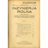 Inżynierja Rolna. Miesięcznik poświęcony meljoracjom rolnym, torfiarstwu, budownictwu wodnemu, budowie dróg, budownictwu wiejski