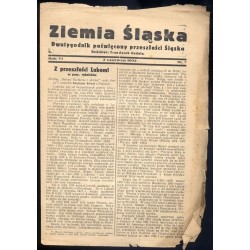 Ziemia Śląska. Dwutygodnik poświęcony przeszłości Śląska. R.6 (1932). Nr 7 (2 czerwca 1932)