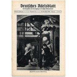 Deutsches Adelsblatt. 7. Jahrgang (1968). Nr 12 (10 XII 1968) [Flügelaltar auf der Marienburg]