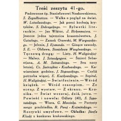 Tęcza. Ilustrowane pismo tygodniowe. R. 2 (1928). Z. 41 (13 października 1928) / Józef Kluska-Stawowski / Stanisław Noakowski /