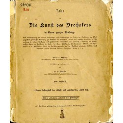 [Tokarstwo] Atlas zu die Kunst des Drechslers in ihrem ganzen Umfange