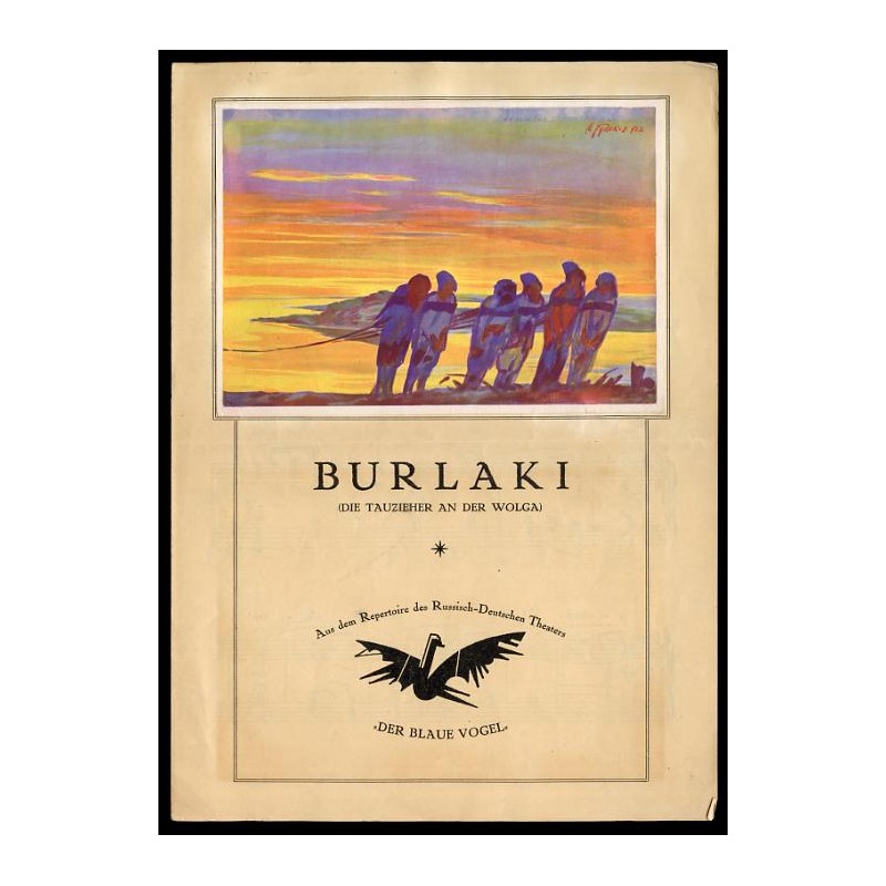 Burlaki nach einem alten Wolga-Lied [na okładce: Burlaki.(Die Tauzieher an der Wolga)]