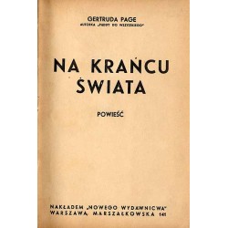 Na krańcu świata. Powieść