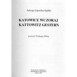 Katowice wczoraj. Kattowitz gestern
