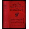 Verkehrs-Taschen-Atlas von Deutschland. Österreich, den ehemals deutschen Ländern und den anliegenden Grenzgebieten. Maßstab 1: