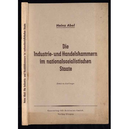 Die Industrie- und Handelskammern im nationalsozialistischen Staate