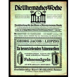 Die Uhrmacher-Woche. Leipziger Uhrmacher-Zeitung. 32. Jahrgang (1925). Nr 19 (9.05.1925)