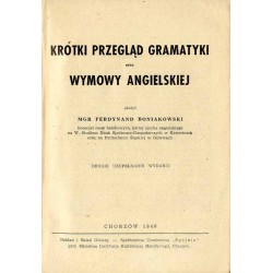 Krótki przegląd gramatyki oraz wymowy angielskiej