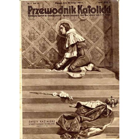 Przewodnik Katolicki. Ilustrowany tygodnik dla rodzin katolickich. R. 43 (1937). Nr 9 (28 lutego 1937) / św. Kazimierz / Cejlon