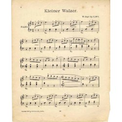 Kleiner Walzer. Op. 15, No. 1