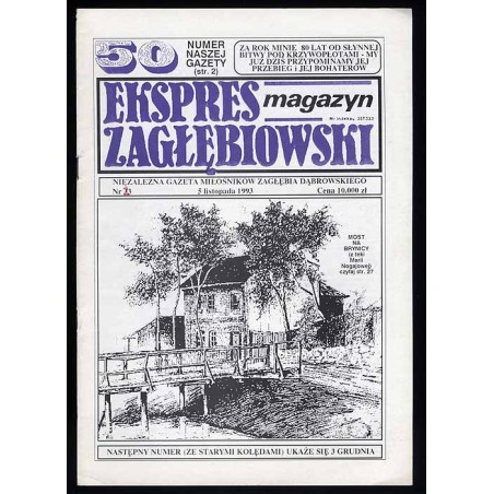Ekspres Zagłębiowski. Magazyn. Niezależna gazeta miłośników Zagłębia Dąbrowskiego. R.4 (1993). Nr 23 (50)