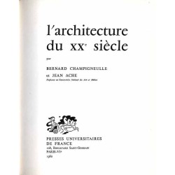 L'architecture du XXe siecle
