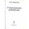 O starożytności polemicznie