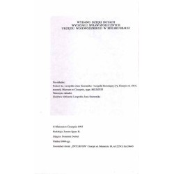 190 lat założenia Muzeum i Biblioteki Leopolda Jana Szersznika 1802-1992