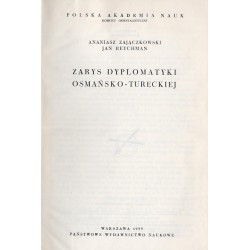 Zarys dyplomatyki osmańsko-tureckiej