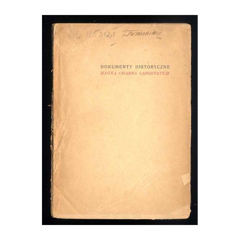 Magna Charta Libertatum (1215)