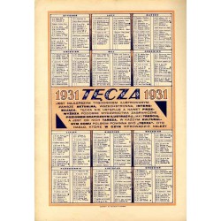 Tęcza. Ilustrowane pismo tygodniowe. R.4 (1930). Z. 52 (27 grudnia 1930) / Stanisław Repeta / dwubarwny drzeworyt Stanisław Racz