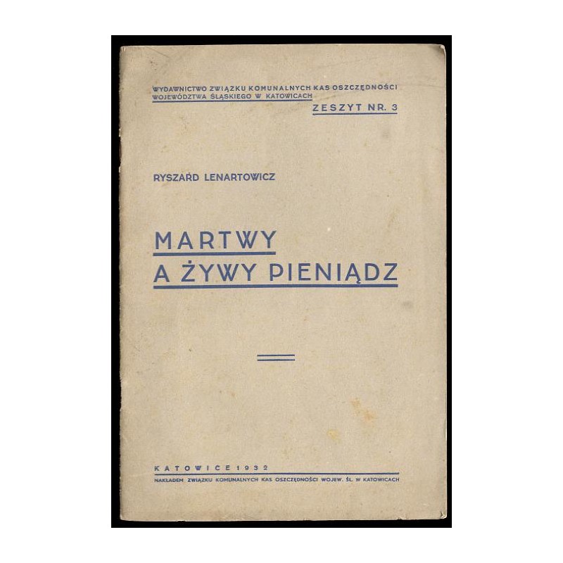 Martwy a żywy pieniądz