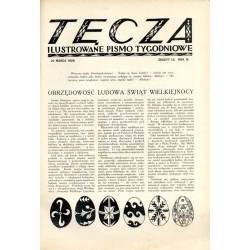 Tęcza. Ilustrowane pismo tygodniowe. R.3 (1929). Z. 13 (30 marca 1929) / Edmund Bartłomiejczyk / drzeworyt Władysław Lam: Głowa
