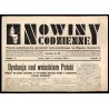 Nowiny Codzienne. Pismo poświęcone sprawom ludu polskiego na Śląsku Opolskim. R.24 (1934). Nr 216 (22 września 1934)