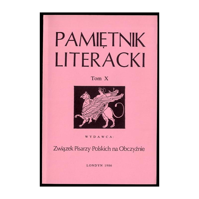 Pamiętnik Literacki. T.10
