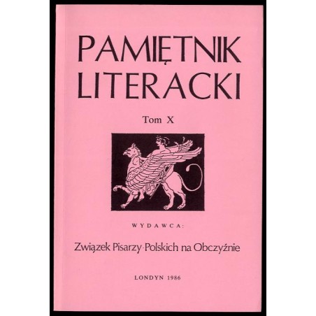 Pamiętnik Literacki. T.10