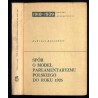 Spór o model parlamentaryzmu polskiego do roku 1926