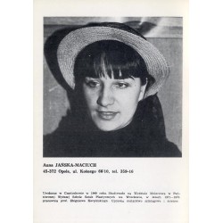 Anna Jańska-Maciuch. Malarstwo. 1989-1990 BWA Opole, Tarnów, Rzeszów, Przemyśl, Krosno, Radom