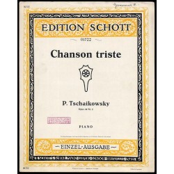 Chanson triste. Opus 40 No 2. Piano. Einzel-Ausgabe
