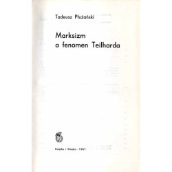 Marksizm a fenomen Teilharda