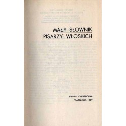 Mały słownik pisarzy włoskich