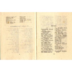 Wrocław. Spis ulic i placów według stanu z 1 maja 1947 r. wraz z mapą