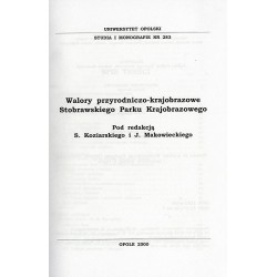 Walory przyrodniczo-krajobrazowe Stobrawskiego Parku Krajobrazowego