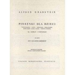 Piosenki dla dzieci na sopran i fortepian