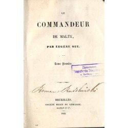 Le Commandeur de Malte. T.1-2