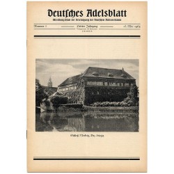 Deutsches Adelsblatt. 3. Jahrgang (1964). Nr 5 (15 V 1964) [Schloß Mockritz, Bez. Leipzig]