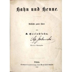 Hahn und Henne. Geschichte zweier Thiere