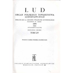 Lud. Rocznik Polskiego Towarzystwa Ludoznawczego. T.54 (1970)