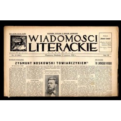 Wiadomości Literackie. Tygodnik. R.9 (1932). Nr 24 (441) (12 czerwca 1932)