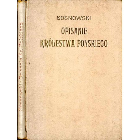 Opisanie Królestwa Polskiego. Cz.1: Przyroda kraju